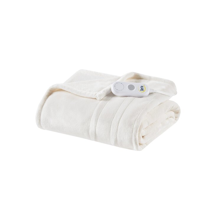 Serta electric throw blanket hot sale